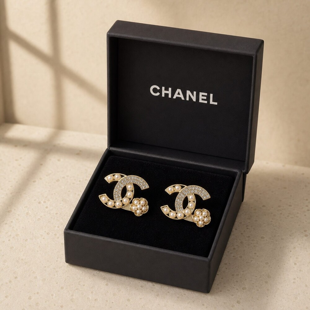 CHANEL Classic Parisian Earrings Style 3 | New with Box - Picture 7 of 9